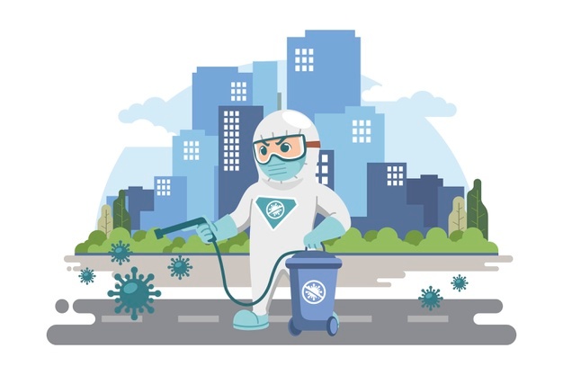 desinfección de virus